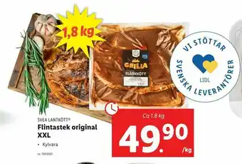 Lidl Flintastek original. XXL erbjuda