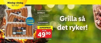Lidl Grillkorv erbjuda