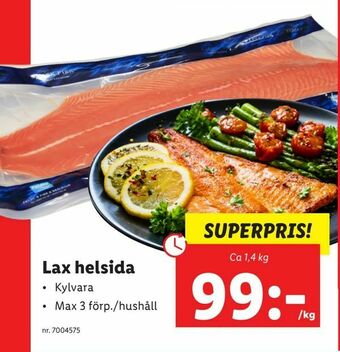 Lidl Lax helsida erbjuda