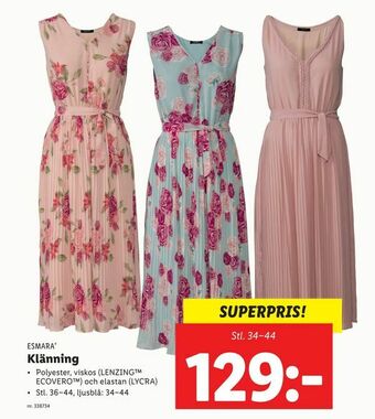Lidl Klänning erbjuda