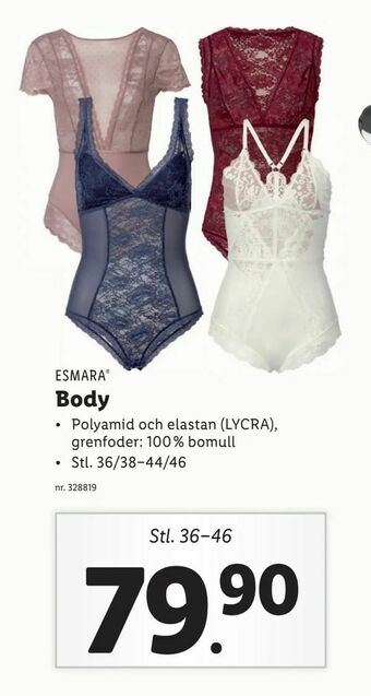 Lidl Body erbjuda