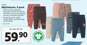 Mjukisbyxor, 2-pack