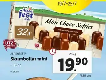 Lidl Skumbollar mini erbjuda