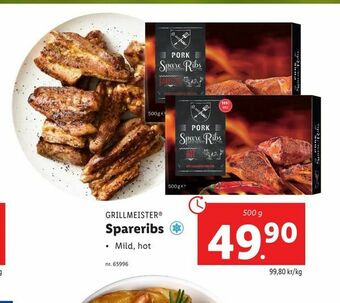 Lidl Spareribs erbjuda