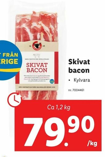 Lidl Skivat bacon erbjuda