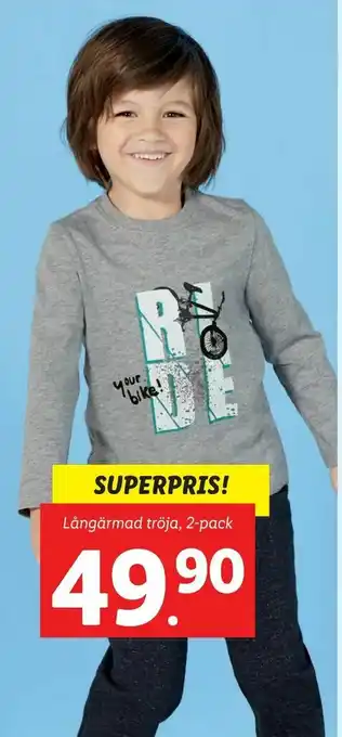 Lidl Långärmad tröja, 2-pack erbjuda