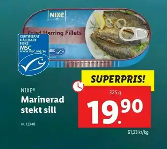 Marinerad stekt sill