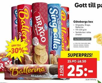 Lidl Göteborgs kex erbjuda
