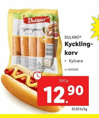 Lidl Kycklingkorv erbjuda