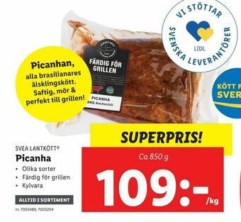 Lidl Picanha erbjuda