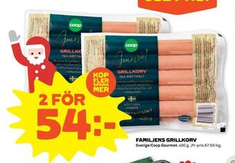 Coop Forum Familjens grillkorv erbjuda