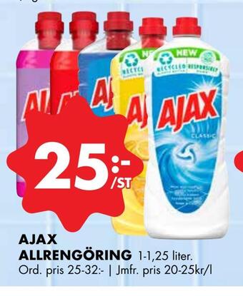 ÖoB Ajax allrengöring erbjuda
