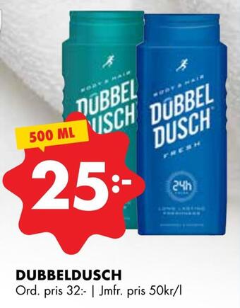 ÖoB Dubbeldusch erbjuda