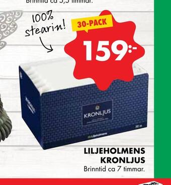 ÖoB Liljeholmens kronljus erbjuda