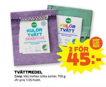 Coop Forum Tvättmedel erbjuda