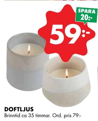 ÖoB Doftljus erbjuda