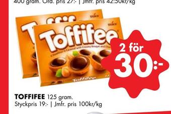 ÖoB Toffifee erbjuda