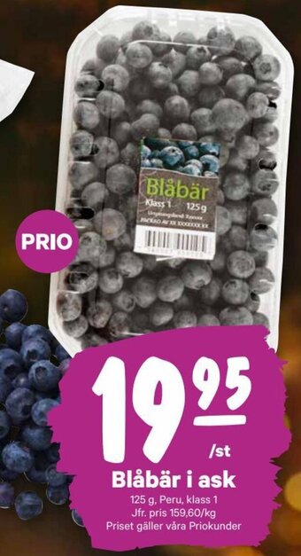 City Gross Blåbär i ask erbjuda