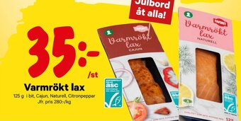 City Gross Varmrökt Lax erbjuda
