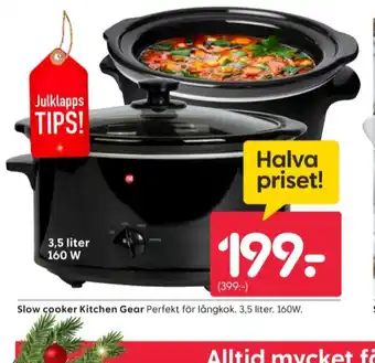 Rusta Kitchen gear slowcooker erbjuda