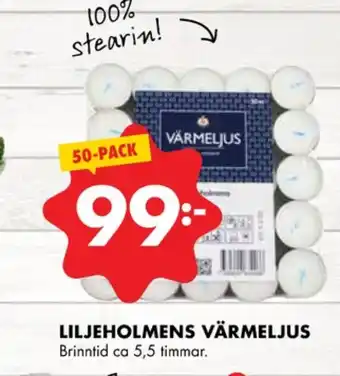ÖoB Liljeholmen värmeljus erbjuda