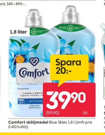 Rusta Comfort sköljmedel erbjuda