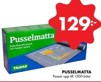 ÖoB Tildas pusselmatta erbjuda