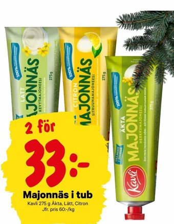City Gross Majonnäs i tub erbjuda