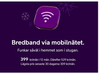 Bredband Via Mobilnätet