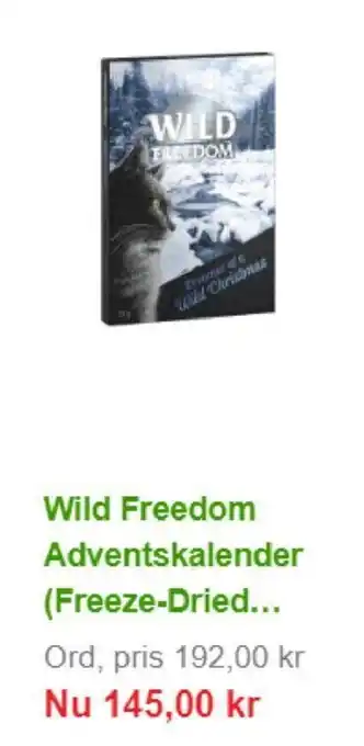 Zooplus Wild Freedom Adventskalender erbjuda