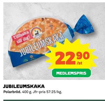 Coop Jubileumskaka erbjuda