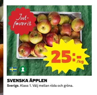 Coop Svenska äpplen erbjuda