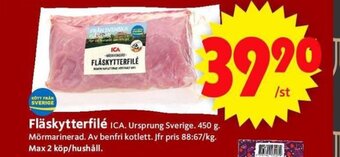 ICA Supermarket Fläskytterfilé erbjuda