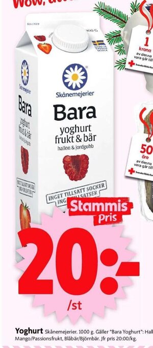 ICA Supermarket Yoghurt erbjuda