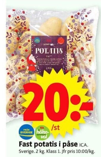 ICA Supermarket Fast Potatis I Påse erbjuda