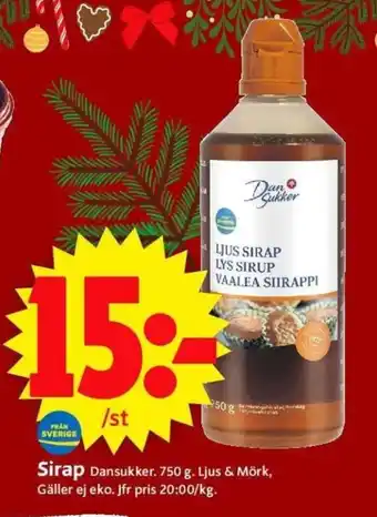 ICA Supermarket Sirap erbjuda