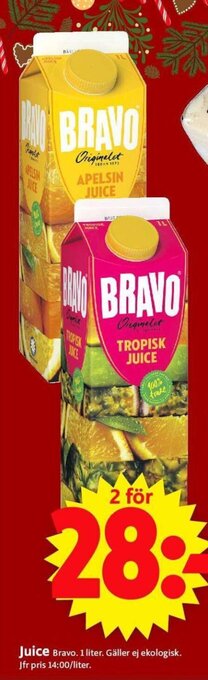 ICA Supermarket Juice erbjuda