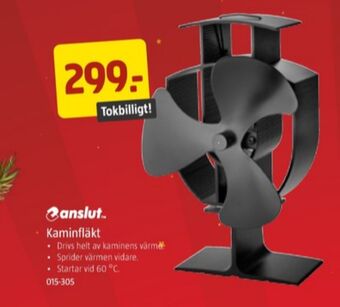 Jula Anslut kaminfläkt erbjuda