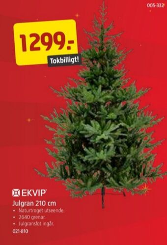 Jula Ekvip julgran erbjuda