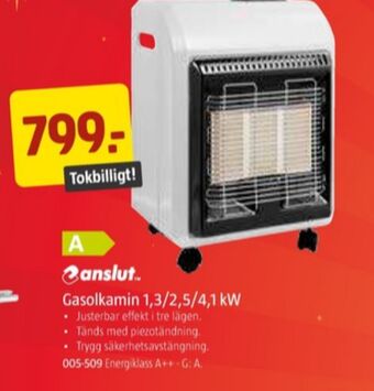 Jula Anslut gasolkamin erbjuda