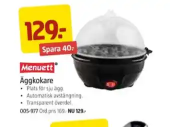 Jula Menuett äggkokare erbjuda