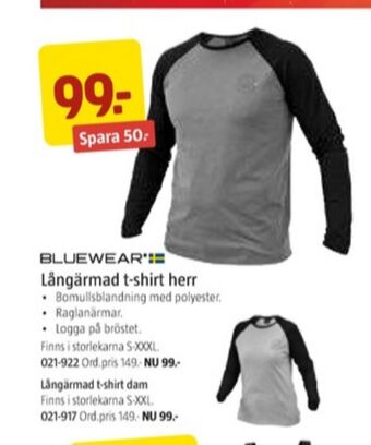 Jula Bluewear arbetströjor erbjuda