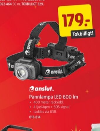 Jula Anslut pannlampor erbjuda