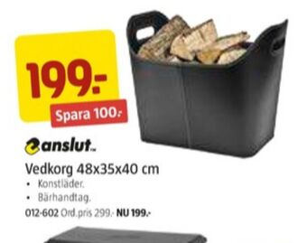 Jula Anslut vedkorg erbjuda