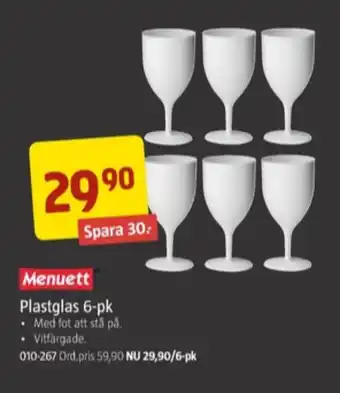 Menuett engångsbestick/servis