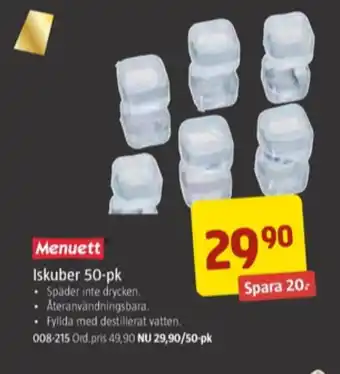 Jula Menuett iskuber erbjuda