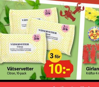 Tvättservetter
