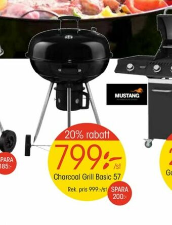 EKO Mustang Klotgrill erbjuda