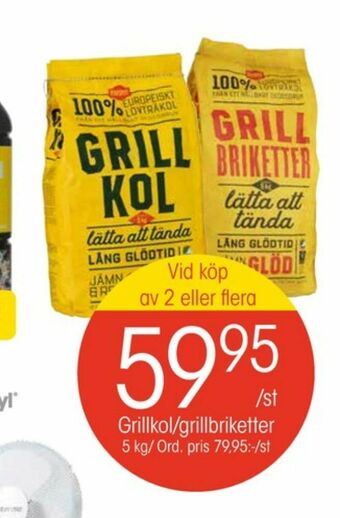 EKO Favorit Grillkol/briketter erbjuda