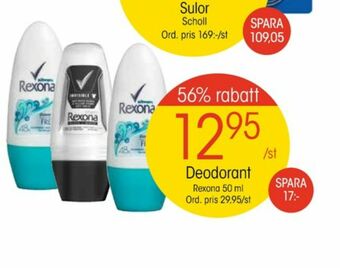 EKO Rexona Deodorant erbjuda
